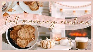 FALL MORNING ROUTINE  a peaceful & cozy autumn morning ️