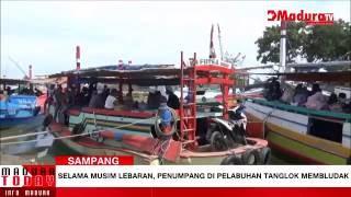 Selama Musim Lebaran Penumpang Di Pelabuhan Tanglok Sampang Membludak MaduraTV 14 07 2016