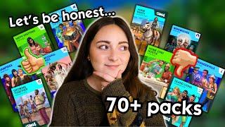 Which Packs Are ACTUALLY Worth it? Sims 4 DLC Review 2024