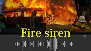 208. Fire siren - sound effect