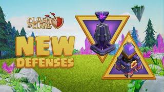 Monolith & Spell Towers New Town Hall 15 Defenses Clash of Clans