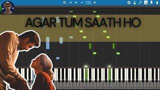 Agar Tum Saath Ho Piano Tutorial  Tamasha  Alka Yagnik  Arijit Singh  अगर तुम साथ हो Rishabh DA