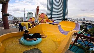 All Waterslides At Pororo Waterpark In Bangkok Thailand