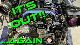 1000hp Supra Build  Part 11  I BROKE IT How to remove a 2JZ engine from a 1995 MKIV Toyota Supra
