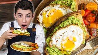 Ultimate Avocado Toast With A Fried Egg On Top  Eitan Bernath