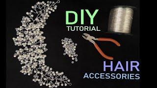 DIY Bridal Hair Accessories Tutorial. Wedding Hair Accessories episode 2