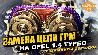 Замена цепи ГРМ на 1.4 турбо - Opel Astra J  Opel Mokka  Zafira C A14NET