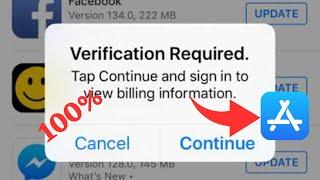 How to fix verification required error on App Store  2023 Verification required on App Store 2023