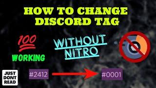 Change Discord tag number without Nitro for FREE 100% Working