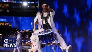 WATCH The Pack Drumline performs at 2024 Democratic National Convention  2024 DNC Night 4