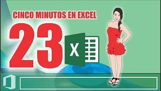 CINCO MINUTOS EN EXCEL 23 EJERCICIO CON LA FUNCIÓN SI