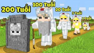 NẾU TÔ GÀ CÀNG LÊN LEVEL CÀNG GIÀ TRONG MINECRAFT KINH NGHIỆM = ĐỘ TUỔI