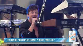 Charlie Puth - Light Switch Live from The TODAY Show
