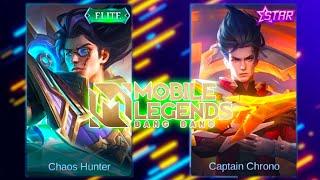 Natan Captain Chrono Starlight Skin VS Chaos Hunter Elite Skin MLBB Comparison