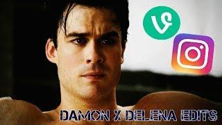 TVD  DAMON SALVATORE AND DELENA InstagramVine Edits