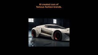 Cars of famous fashion brands. #supercars #ai #fashion #meme #shorts