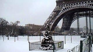 ** FAIL ** Live Snow in Paris - Watch as the City of Love is covered in a Blanket of Snow.