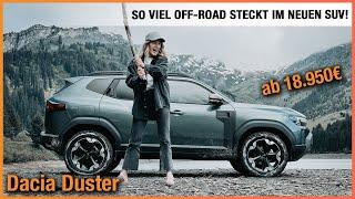 Dacia Duster 2024 Off-road SUV für die ganze Familie ab 18.950€ Fahrbericht  Test  4x4 Allrad