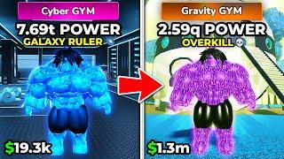 I Unlocked The NEW Gravity Gym in Update 1 of Gym League Roblox