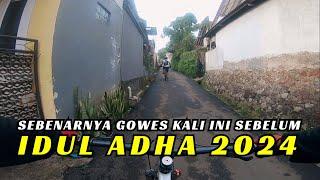 Gowes mendung sebelum Idul Adha 2024