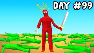 Surviving 100 Days Fighting In Totally Accurate Battle Simulator