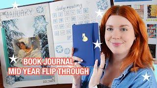 2024 BOOK JOURNAL MID YEAR FLIP THROUGH book journal reading journal