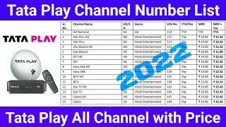 Tata Play Channel List with Price  All Tata Play Channel Number List 2022