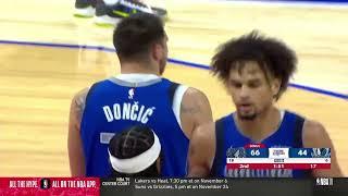 Luka Doncic and rookie Dereck Lively II show incredible connection with alley-oop