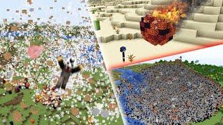 1 JAAR LATER KIJKERS vs NATUURRAMPEN in Minecraft ️