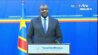 RDC - LE COMPTE RENDU DE LA 5e REUNION DE CONSEIL DES MINISTRES