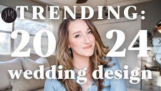 TRENDING Im Calling It ‍️  2024 Wedding Design Trends