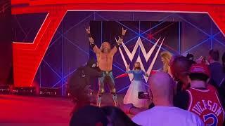 Special DaddyDaughter moment  EDGE + Beth Phoenix pose with kids off camera at Royal Rumble 2022