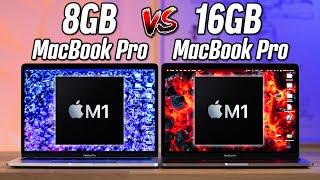 8GB vs 16GB M1 MacBook Pro - How much RAM do you NEED?