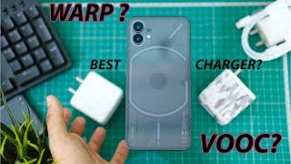 Nothing phone 1 Charging Speed Test ft. Warp charge 65 - Best Adapter To USE ??