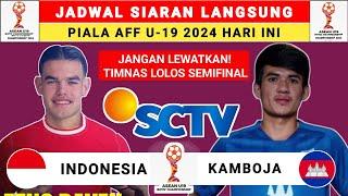 Jadwal Siaran Langsung Piala AFF U-19 2024 - Indonesia vs Kamboja - Jadwal Timnas Indonesia