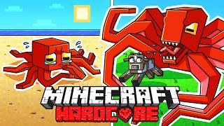 I Survived 100 DAYS as a LAND OCTOPUS in HARDCORE Minecraft