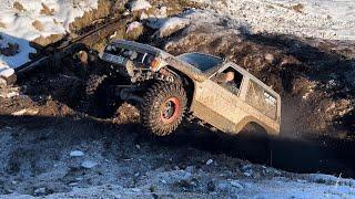 OFF ROAD - Nissan Patrol M57  #topoffroadromania #snow #maxxis #profender4x4