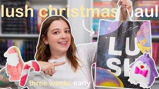 LUSH CHRISTMAS HAUL  2024 *three weeks early* • Melody Collis