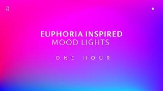 Euphoria Inspired Mood Lights  with Chillhop Beats  ONE HOUR Screensaver