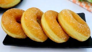 soft and fluffy homemade donut recipe