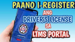 PAANO I REGISTER ANG DRIVERS LICENSE SA LTO PORTAL ONLINE 2024  LTO ONLINE REGISTRATION