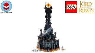 LEGO Icons 10333 The Lord of the Rings Barad-dûr Speed Build Review