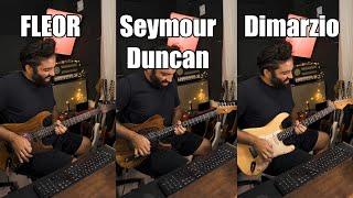 FLEOR x Dimarzio x Seymour Duncan  Comparativo de Captadores