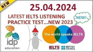 BRITISH COUNCIL IELTS LISTENING PRACTICE TEST - 25.04.2024