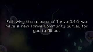 Thrive Community Survey 2018