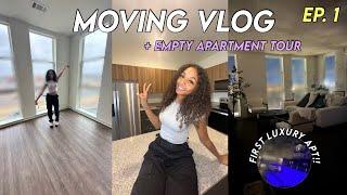 my first luxury apartment + apartment tour *moving vlog*  Living Alone at 20
