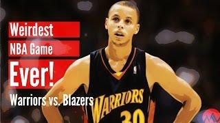 The Weirdest NBA Game Ever Warriors vs. Blazers