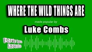 Luke Combs - Where The Wild Things Are Karaoke Version