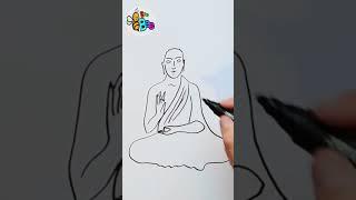 How to draw the Buddha #drawing #drawinganimals #drawingforkids #howtodraw