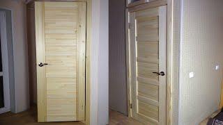  Межкомнатная дверь своими руками  Wooden interior door  Innentür aus holz